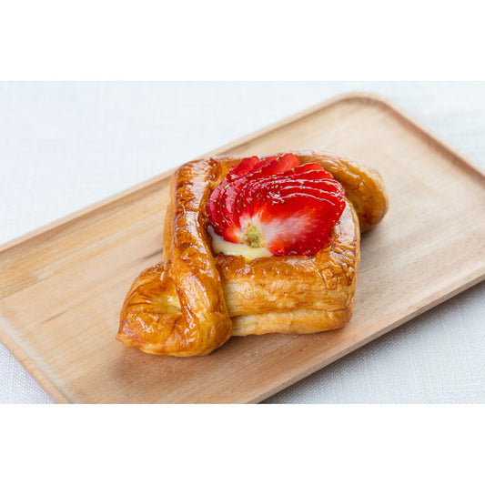 Strawberry Custard Danish